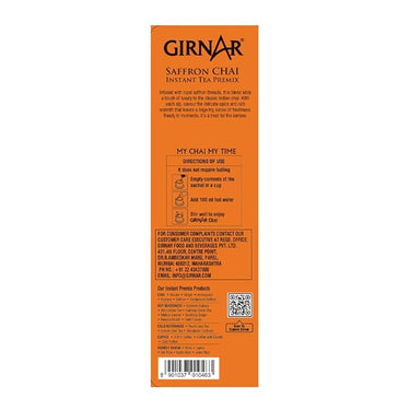 Girnar - Instant Premix Saffron Chai - 10 Sachets
